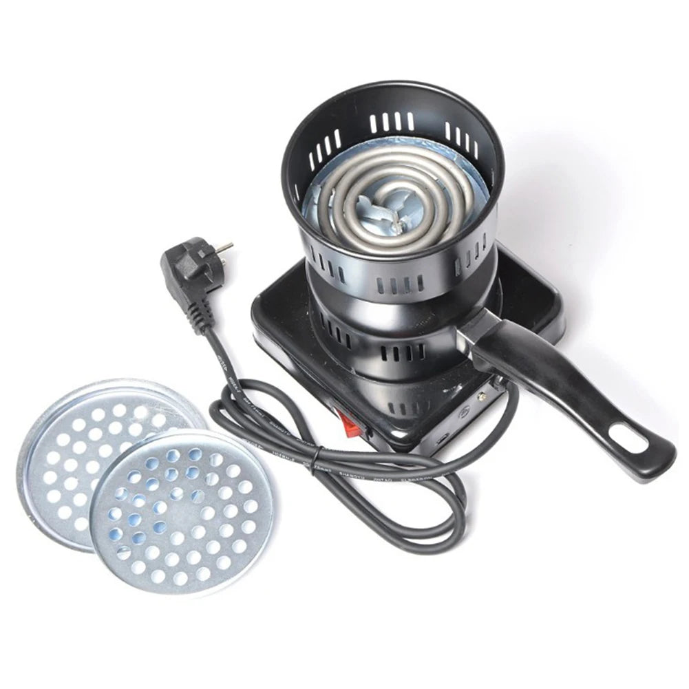 Electric Stove Charcoal Burner Shisha Hookah Heating Hot Plate Coal Heater Portable Cooking Coffee Burner Stove for BBQ Patry